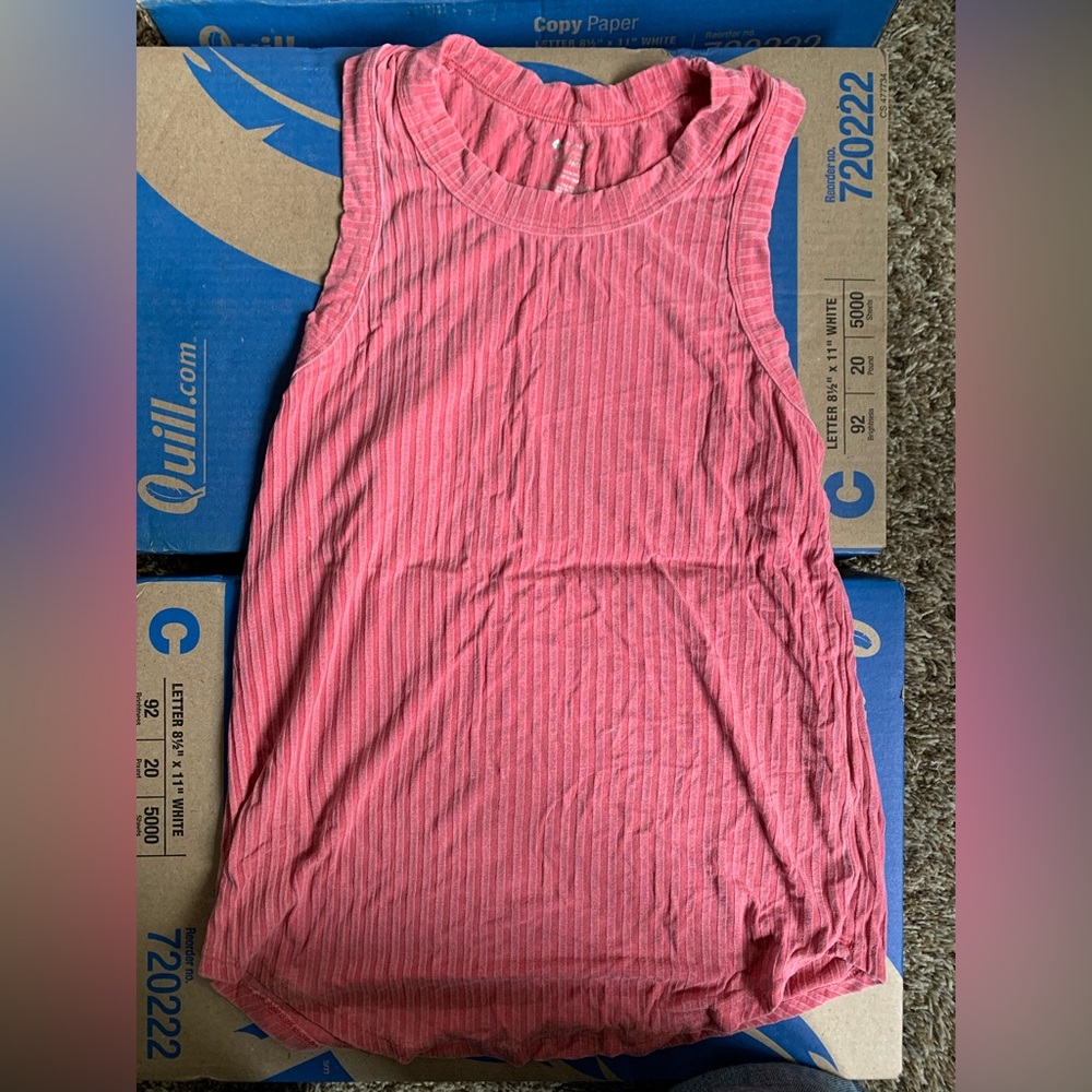 Marmot Striped Pink Tank Top